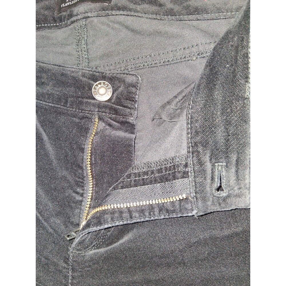Talbots Flawless Five Pocket Straight Corduroy Pants Size 2 Black Quiet Luxury - Picture 12 of 14